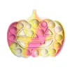 DHLPOPULL HALLOWEEN Красочный галстук-краска тыква Pushble Bubble Fidget игрушки для взрослых стресс сброс игрушка Антистресс поднял мягкие скважины антистрессовые подарки оптом