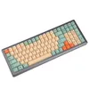 Hami Melon Färg-Sub PBT KeyCap Set Tyska Spanien UK Franska ISO MX Switches Keyboard 104 87 61 Filco YMD96 KBD75 FC980M ID80