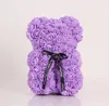 Rose Teddybeer Valentijnsdag Cadeau 25cm Bloem BeerKunstmatige kerstcadeaus voor vrouwen ValentinesGift FWF101876385911