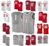 Nik1 NCAA College Ohio State Buckeyes Basketball Jersey 3 CJ Jackson DJ Carton 32 EJ Liddell 33 Keita Bates-Diop Customed Sched