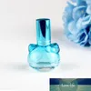 20 pcs 10ml perfume Garrafa de vidro gato em forma de vidro recarregável frascos de pulverização de vidro cosmético atomizador de viagem de viagem