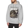 Burzum Hoodie Burzum - Filosofem 커버 Ver2 후드 롱 길이 코튼 풀오버 까마귀 느슨한 빅 쿨 겨울 망 회색 후드 201127