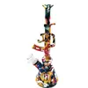Мультфильм печатная машина пулемета форма AK47 Beaker Bong Водопроводные трубы нерушимые курить трубы силиконовые бонги с титаном Nail Shippi