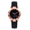 레이디 시계 시계 패션 가죽 Montre De Luxe Femme Women Wristwatch