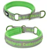 Truelove Soft Slip Dog Doge Collar Collar Embroid Refleksyjny Pet Collar Collar Dław dla dużych małych psów Kołnierz Kołnierz Perro Training 210729