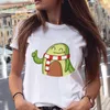 T-Shirt femme joyeux noël vacances avocat beau Style tendance année imprimé hauts t-shirt vêtements femmes femme dessin animé graphique