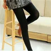 Womens Autumn Winter Thick Warm Legging Brushed Lining Stretch Fleece Pants Trample Feet High Elasticity Leggings 211215