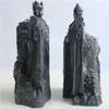 Vilead Argonath Bookend Reçine Heykel Kapıları Gondor Retro Dekorasyon Ofis Masaüstü Aksesuarları Heykeli Modern Sanat 210811