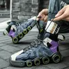 Rolki Buty sportowe Mężczyźni Osobowości Buty do biegania Grube Solowane Dorywczo Trampki Zwiększone Mężczyźni Sneaker Outdoor Walking But