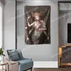 Indie Thousand Ręczne Buddha Tatuaż Flaga Banner Dekoracji Domu Wiszące Flagi 4 Groments W rogach 3 * 5FT 96 * 144 cm Malowanie Wall Art Drukuj plakat