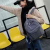 Mulheres Outono Inverno Inverno Mochila Adolescente Meninas Escola Saco Saco Cor Sólida Multi-bolsos Mochila Feminino Big Travel Bags Y1105