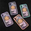Funny Sun Moon Face Shockproof Phone Case dla iPhone 11 Pro 7 XS Max X XR SE 8 Plus Soft TPU Matte Candy Back Cover Cover
