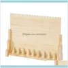 Packaging & Jewelrywooden Earrings Display Storage Props, Jewelry Shees, Ring Special Hanging Plate, Rack Pouches, Bags Drop Delivery 2021 A