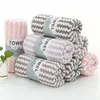 Serviette 30x75cm microfibre séchage rapide visage corail polaire ananas grille doux ménage salle de bain gant de toilette absorbant adulte bain