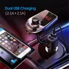 D5 The new car charger usb blue tooth fm transmitter mp3 player