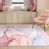 Abstract Watercolor Pink Large Carpet for Living Room Bedroom Modern Nordic Quality Soft Bedside Area Rug Kid Play Mat Purple 316 V2