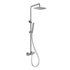 Bathroom Shower Sets Constant Temperature Set Rose Gold Brushed Black Gun Gray Chrome Plated Straight Open Flat