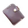 Wallets Genuine Unisex Fashion Hight Quality leather Luxury Handmade card holders men ID sleeve women case