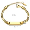 Bracelet chaîne en acier inoxydable de Style occidental papillon coeur étoile couronne charme bijoux en gros pour femme