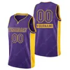 Maglie da basket personalizzate da uomo di Los Angeles Crea le tue magliette sportive in jersey Personalizza il nome della squadra e il numero cuciti