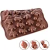 Cake Bakvorm 12 Dinosaurussen Cartoon Dieren Chocolade Mallen Silicagel Ijsrooster Die Nieuwe Collectie SN2367