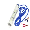 400W 5M LED luz de pesca submarina señuelo buscador de cebo lámpara de noche 12V/24V con clip de batería