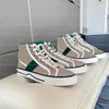 Tennis 1977 Hoge Top Sneaker Runner Canvas Schoen Groen Rood Strip Borduurwerk Vintage Trainers Casual Italië Luxurys Designers Sneakers