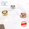 S925 Sterling Silver Ring Brand Zero Ring Spring Ring Luxury Original Trendy Design Anniversary Party For Women Lovers With 210924