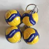 V200W Mini PVC Volleyball Sleutelhanger Sport Sleutelhanger Cadeau Auto Bal Sleutel Houder Ring voor Spelers Mannen Vrouwen Sleutelhanger Verjaardagscadeau G1019