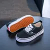 Children Black Board Shoes Simple Classical Slip On Canvas Non-slip Soft Boys Girls Leisure Outdoor tenis 211022