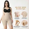 Bodysuit mulher corpo shaper shaper treinador thumble thmer timbustível corset corset butt lifter banda plus size moldando cueca cueca 211116