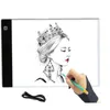 A4 LED-ritning Tablet Digital Graphics Pad USB LED Light Box Board Electronic Art Grafisk Måleri Skriva Tab för Vuxna Barn Barn