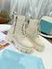 2021 à lacets nus Martin bottes concepteur de femmes chaussures en cuir véritable neige bottes pour femmes loisirs gros femmes hiver 35-40