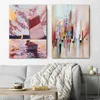 Colorful Boat Wall Pictures For Living Room Canvas Painting Posters And Prints Modern Landscape Home Decor No Frame2280