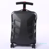 Suitcases Creative Scooter Rolling Luggage Casters Wheels Suitcase Trolley Men Travel Duffle Aluminum Carry On