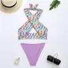 女性のための水泳スーツ水着を押し上げるビキニセクシーな入浴メイメイビーチ2021シャツ水着付き新しいソリッドポリエステルxxl kl8f3257159