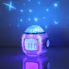 Musica Sveglia Bambini Baby Room Sky Star Night Light Proiettore Lampada Camera da letto Musica Sveglia D12 210310