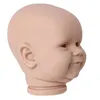 20 -дюймовый Bebe Reborn Doll Реалистичный новорожденный тел ткани неокрашенные незавершенные кукольные детали Diy Blank Doll Kit Toys for Kids Gifts Q309Y