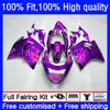 Bodywork Injection For HONDA Blackbird CBR1100XX CBR1100 XX 1996 2007 Body Hot purple 35No.140 CBR 1100XX 1100 CC XX 96 97 98 99 00 01 02 03 04 05 06 07 OEM Fairings Kit