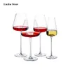 2 adet Goblet Şarap Cam Mutfak Eşyaları Su Grap Şampanya Gözlük Bordeaux Düğün Parti Doğum Günü Hediyesi Kurşunsuz 210827