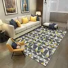 Carpets Nordic Yellow Gray Geometric Carpet And Rug Living Room Sofa Simple Home Decor Floor Mat Bedroom Bedside Kitchen Parlor Tapete