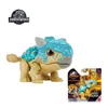 Jurassic World World Dinosaur Toys Mini colecionável Esquadrão Snap Feders Dinossauro Ação Figura Toy Movável Joint para crianças Presentes GGN26 X119227980