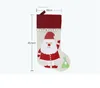 Santa Claus sock julstrumpor gåva barn godisväska elefant mönsterficka hängande xmas träd prydnad se på 5 stilar