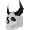 Mascote boneca traje de papel 3d molde animal crânio demônio cabeça máscara headgear halloween adereços mulher homens festa papel jogo vestir-se máscaras de artesanato diy