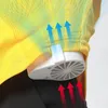 Partij Gunst Leuke Gift voor Vrienden USB Draagbare Fan Hands-Free Taille-gemonteerde oplaadbare Mini Sports 3 Snelheid Verstelbaar