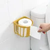 Porte-papier hygiénique Porte-mouchoir Boîte à rouleaux Pas de distributeur de serviettes de poinçonnage Support mural pour