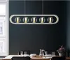 Lampade a sospensione a LED moderne in oro / bianco Decorazioni per la cucina Lampada a sospensione con sfera di vetro Apparecchi per la casa del caffè Sala da pranzo Isola Luci sospese