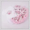 День рождения младенца набор летнее с коротким рукавом Roupas Infantis Bebes Paster Festival Outfit + Tutu PettiSkirt платье для вечеринки наборы одежды 126 Q2