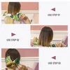 Deft Bun Moda Zespoły do ​​włosów Kobiety Lato Wiązany Drut Pałąk Print Hairpin Braider Maker Łatwy w użyciu Akcesoria DIY