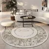 Round Carpet Large Area Rugs for Living Room Bedside Rug Water Absorbent Floor Mat Non-slip Door Mats Tapis Nordic Ethnic Style 220301